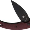 Bastinelli Creations Honos Linerlock Folding Knife Micarta
