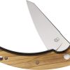 Bastinelli Creations Fides Folder Olive Wood Folding Knife