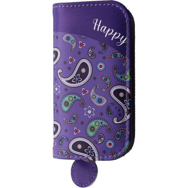 Brighten Blades Happy Linerlock Folding Knife - Purple
