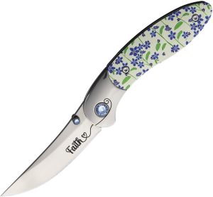 Brighten Blades Faith Linerlock Folding Knife - Purple