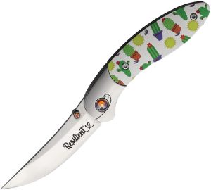 Brighten Blades Resilient Linerlock Folding Knife - Cactus