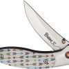 Brighten Blades Brave Linerlock Folding Knife - Arrow