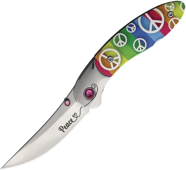 Brighten Blades Peace Linerlock Folding Knife