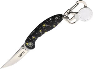Brighten Blades Wish Keychain Framelock - Flower Design