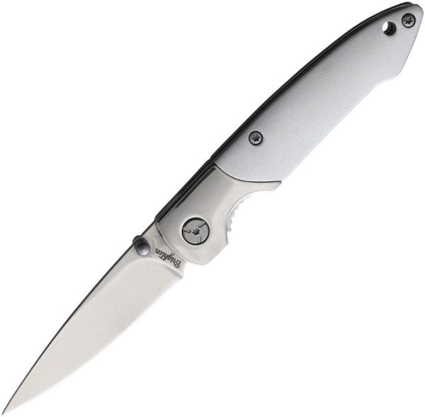 Brighten Blades Not So Heavy Metal Linerlock - Gray