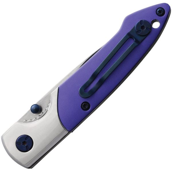 Brighten Blades Not So Heavy Metal Linerlock Purple