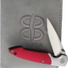 Brighten Blades Not So Heavy Metal Raspberry Folding Knife