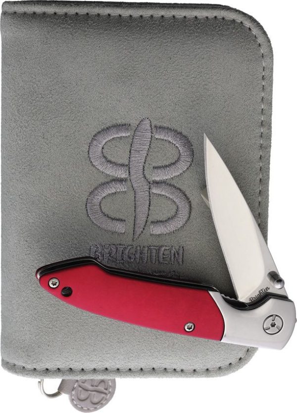Brighten Blades Not So Heavy Metal Raspberry Folding Knife