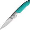 Brighten Blades Not So Heavy Metal Teal Folding Knife