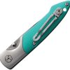 Brighten Blades Not So Heavy Metal Teal Folding Knife