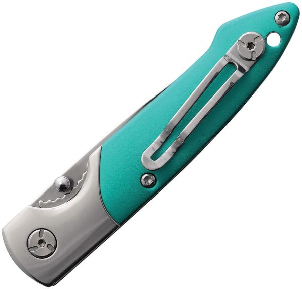Brighten Blades Not So Heavy Metal Teal Folding Knife
