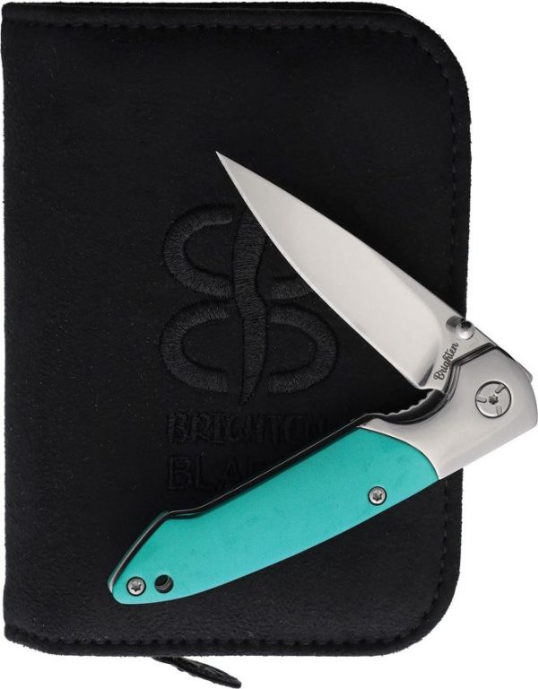 Brighten Blades Not So Heavy Metal Teal Folding Knife
