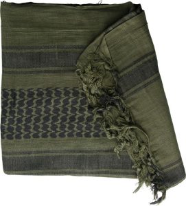 Blackhawk Shemagh OD Green and Black 40x40