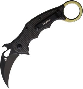 Brighten Blades Moonstruck Karambit Folding Knife Elmax Steel