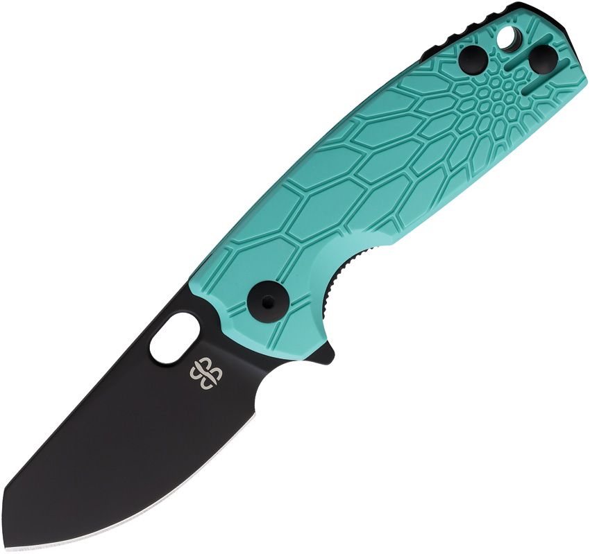 BB608TEAT.jpg Brighten Blades Baby Core Linerlock Folding Knife Teal 2.25" Blade