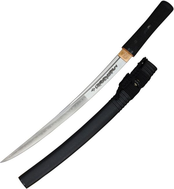 BattleBlades Gukudo Shoto Fixed Blade T10 Steel Samurai Sword