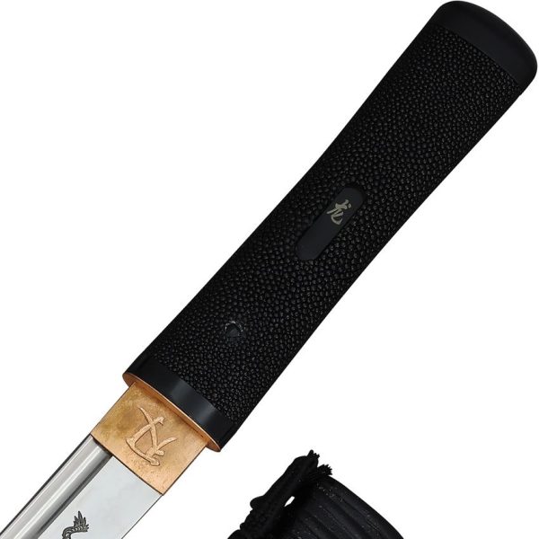 BattleBlades Gukudo Shoto Fixed Blade T10 Steel Samurai Sword