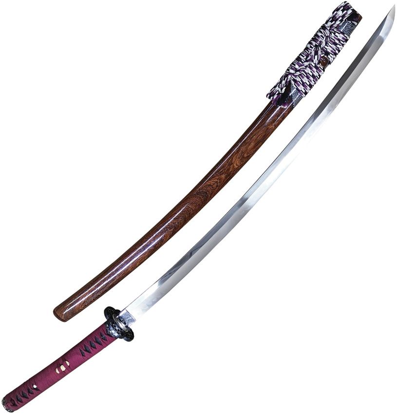 BBIKSOKK.jpg BattleBlades Koshi Sori O Kissaki Katana 28.3" 1095HC Steel Blade w/ Saya