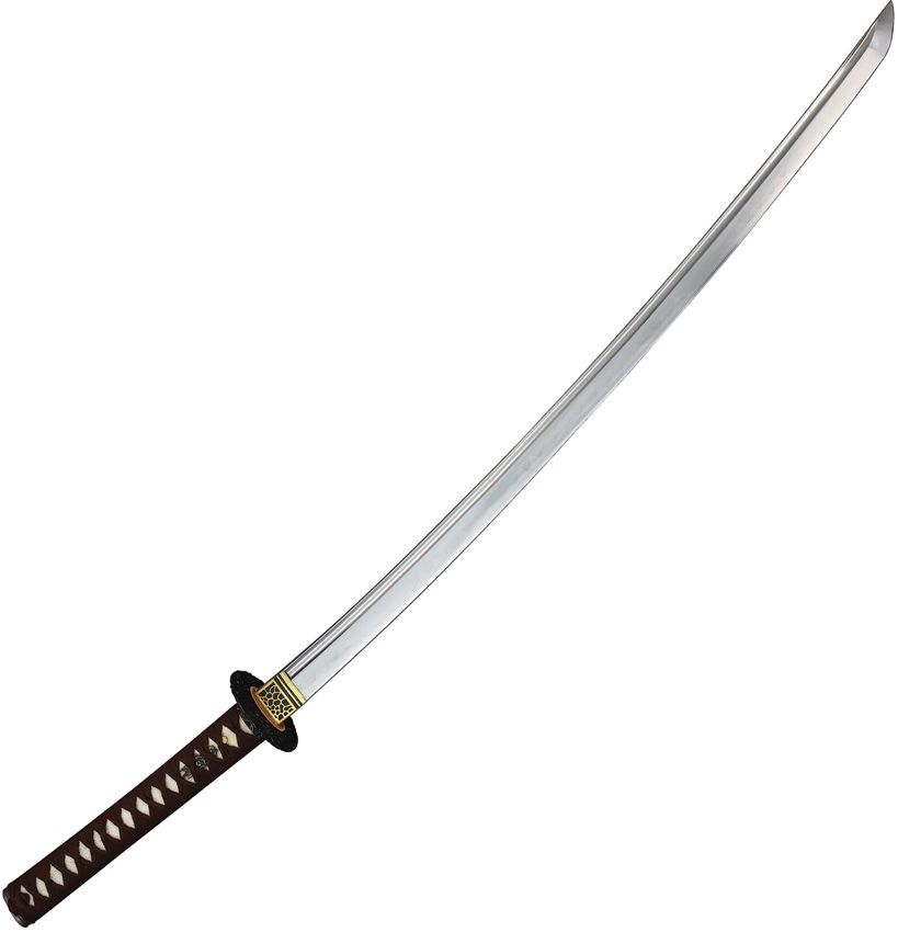 BattleBlades Sanbon-Sugi Shinken 27.9" 1095HC Steel Sword w/ Silk Bag