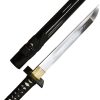BattleBlades Shinobi Shoto Waki 1095HC Steel Fixed Blade Sword