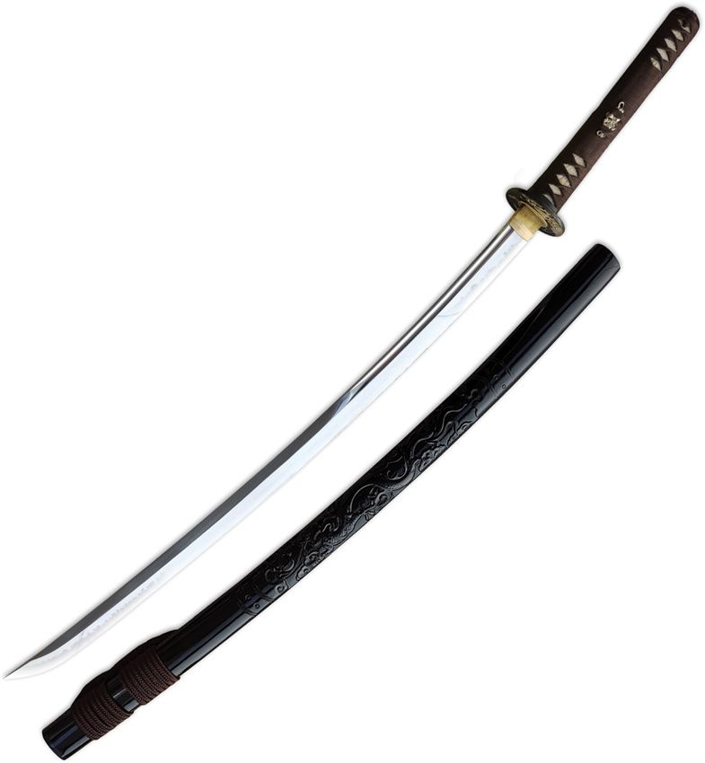 BattleBlades Yokai Oni Katana 28.1" T10 Steel Clay Tempered