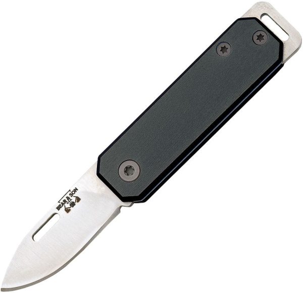 Bear & Son Small Slip Joint Black Aluminum