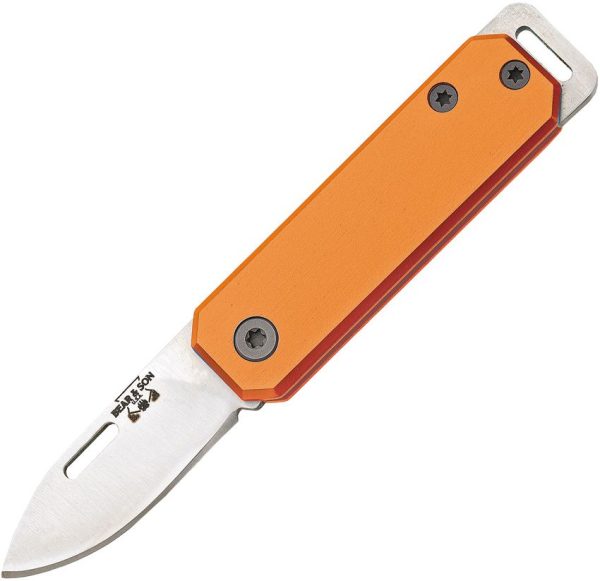 Bear & Son Small Slip Joint Orange Aluminum