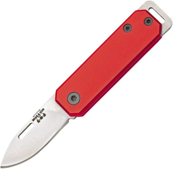 Bear & Son Small Slip Joint Red Aluminum