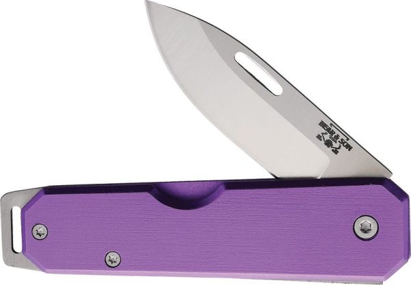 BC110PL.jpg Bear & Son BC110PL Slip Joint - Purple Aluminum