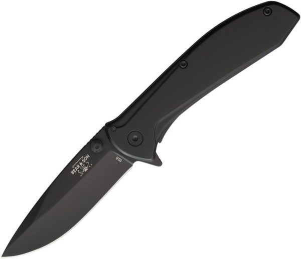 Bear & Son BC112ABK Framelock A/O - Black