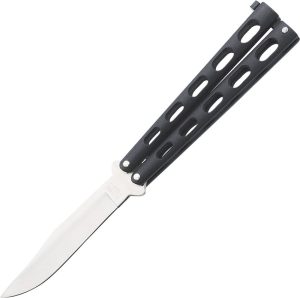 BC114B.jpg Bear & Son Butterfly Black Clip Blade Knife