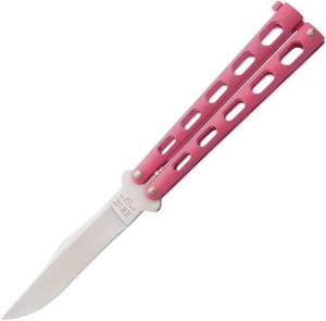 Bear & Son Butterfly Pink Epoxy Knife