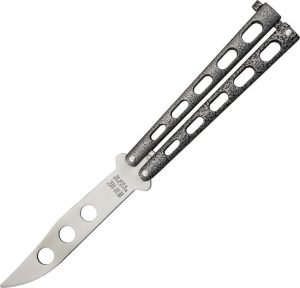 BC114TR.jpg Bear & Son Butterfly Trainer Silver Vein Knife