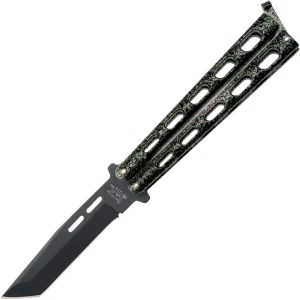 BC115TAN.jpg Bear & Son Butterfly Silver Vein Tanto - 4in Blade