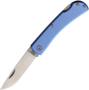 Bear & Son Small Farmhand Lockback Blue Aluminum