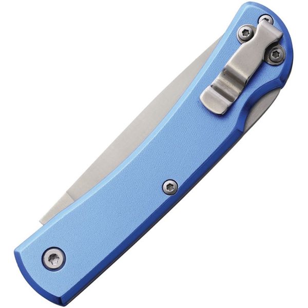 Bear & Son Small Farmhand Lockback Blue Aluminum
