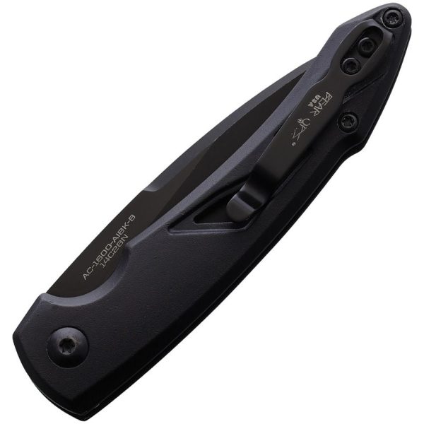 Bear & Son Auto Action XVI Button Lock Black Blade