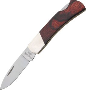 Bear & Son Executive Lockback - Rosewood Drop Point