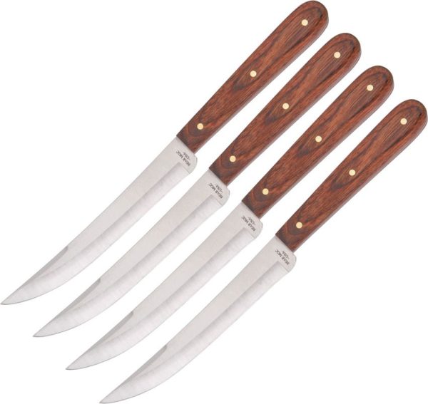 Bear & Son Steak Knife Set - Rosewood 4-Piece