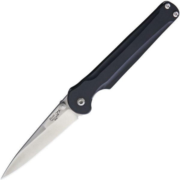 Bear Ops Stiletto Linerlock Folding Knife 3.25" CPM S30V Black