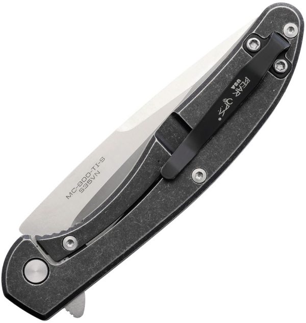 Bear & Son BC36034 Slim Titanium Flipper - S35VN Blade