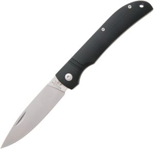 BC457GB.jpg Bear & Son Drop Point Slip Joint Black D2 Folding Knife