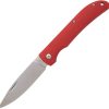 Bear & Son Drop Point Slip Joint Red G10 Folding Knife D2
