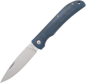 Bear & Son Slip Joint Blue Jean Micarta Folding Knife