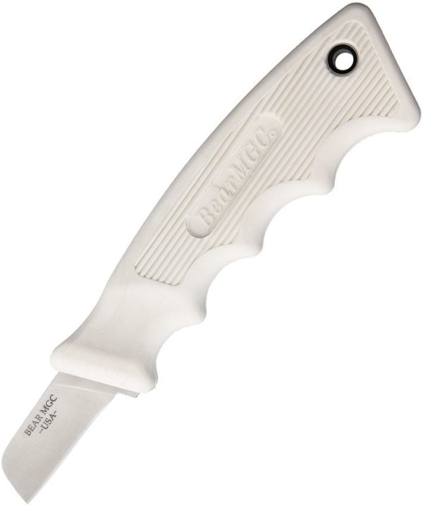 Bear & Son Powergrip Utility Fixed Blade - White Handle