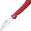 Bear & Son Wharncliffe Slip Joint Red G10 Folding Knife D2