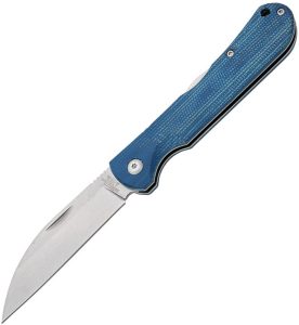 BC484LMB.jpg Bear & Son Lockback Blue Jean Micarta Folding Knife 3.13"