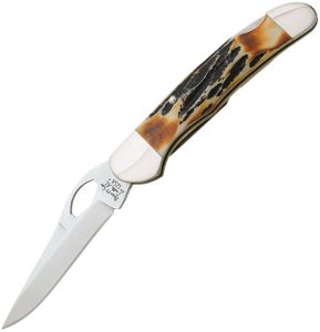 Bear & Son Cowhand Lockback Larger Stag Bone Stainless