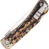 Bear & Son Lockback India Stag - Satin Drop Point