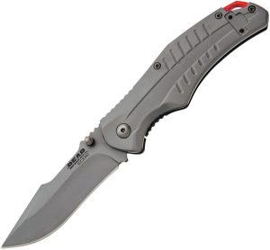 BC61114.jpg Bear Edge Framelock Assisted Opening Gray Titanium